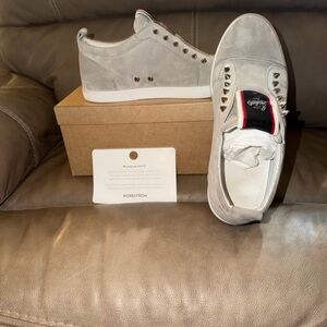 Christian Louboutin Suede Grey sneakers